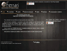 Tablet Screenshot of ferrariadv.com.br